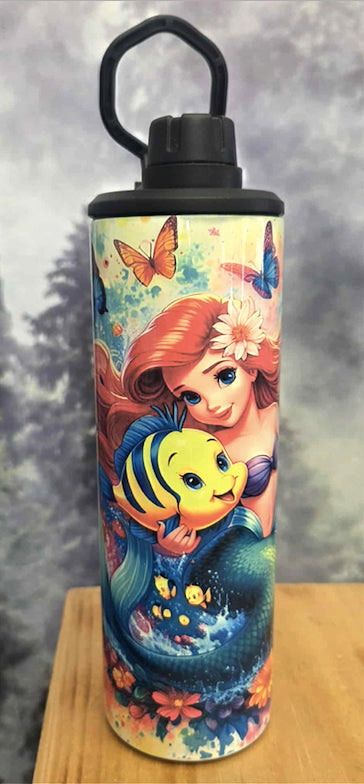 Gourde isotherme sport 20 oz. - Petite Sirène